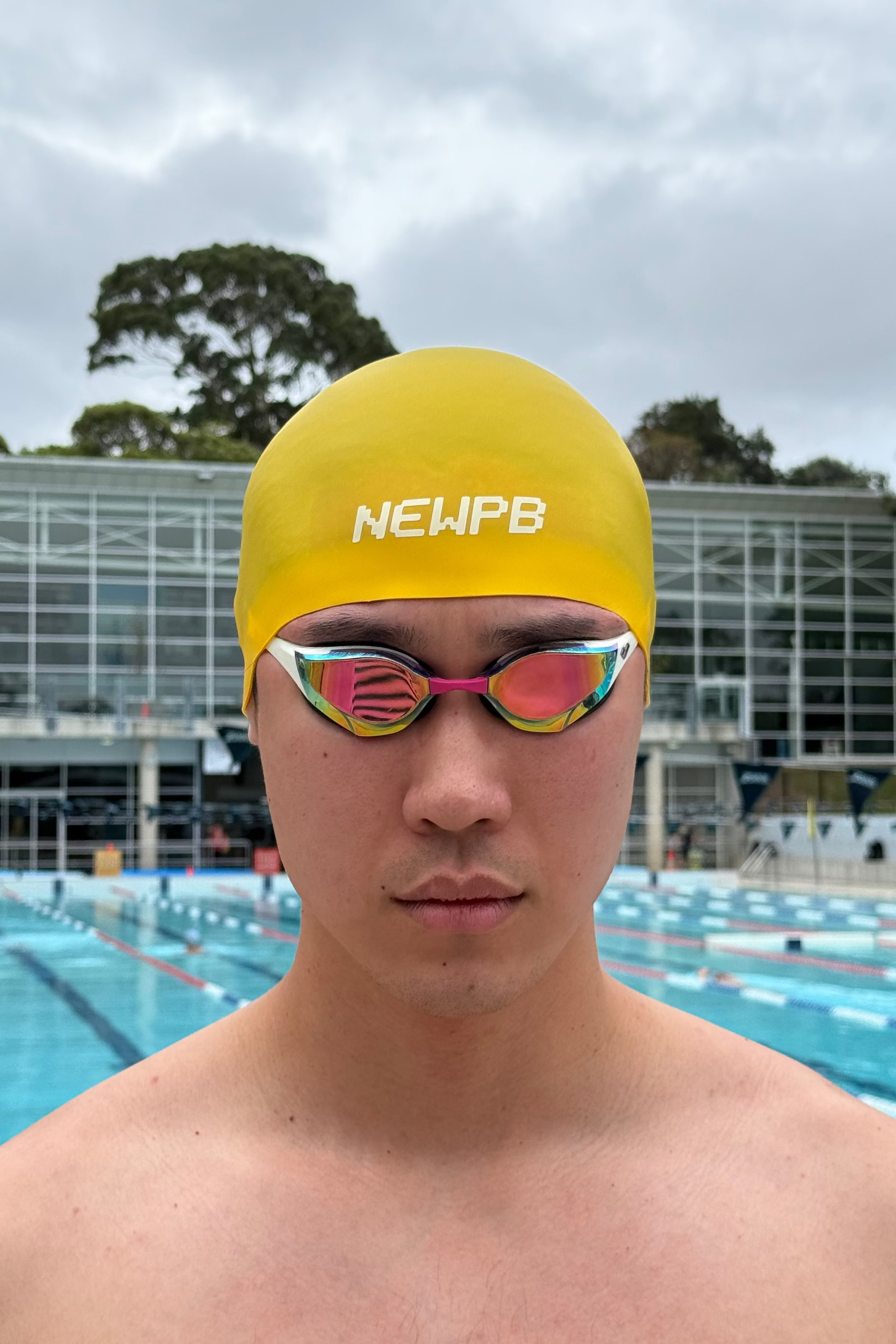 NEWPB™ 4D Soft Dome Swimming Caps (MANGO)